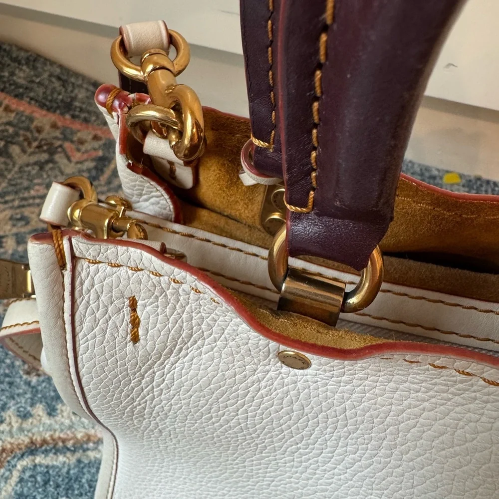 Coach Rogue 25 ivory cream 1941 glovetanned pebbled leather 20315 - Picture 4 of 15